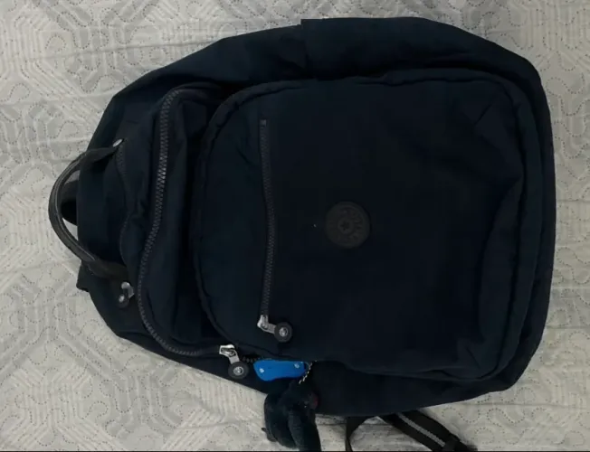 Mochila Kipling azul original