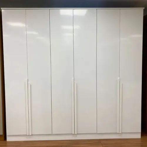 Guarda roupa casal Bianca 100% MDF com 2,30cm de largura - 3 opções de cores - 6 gavetas