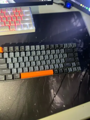 Teclado mecânico games K500a-b84 75% switch Red hotswap