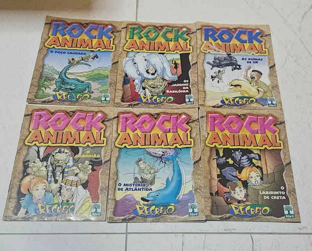 Gibis Rock Animal fase 1 - 6 unidades - Revista Recreio