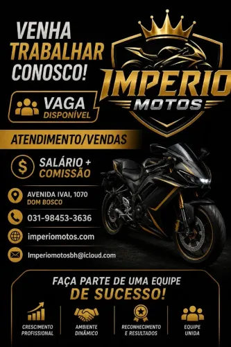 Procuramos por mecânico de Motos ... ajudante e balconista