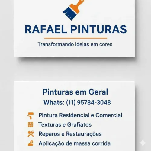 Pinturas e restaurações 