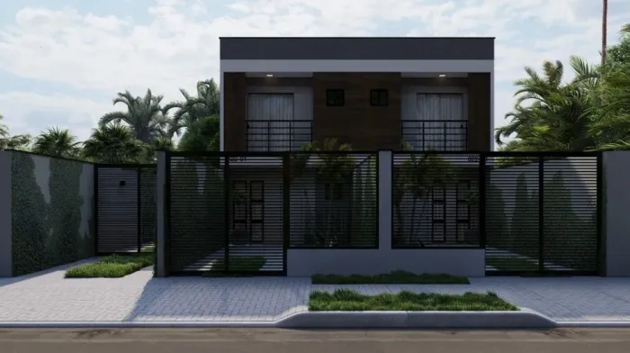 SOBRADO DUPLEX 3 QUARTOS (SENDO 1 SUÍTE) EM CONSTRUÇÃO - SÍTIO CERCADO - PRONTO PARA MORAR
