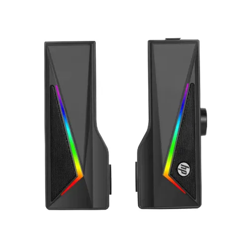 Caixa de Som HP DHE-6005 RGB USB 6W Estéreo para PC Notebook Computador Gamer