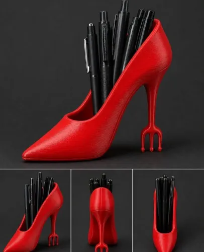  Porta-Canetas "O Diabo Veste Prada" - Ícone Fashion em 3D!