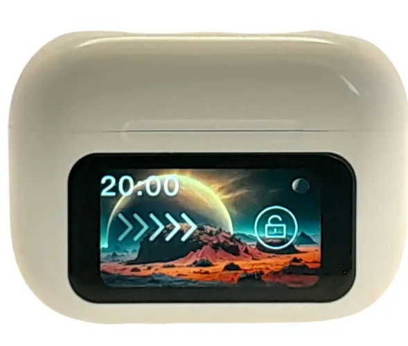 Fone Bluetooth com visor touch 4h bateria, tira ruído + 11 funções Novo na caixa