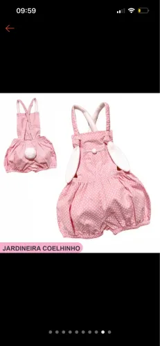 Roupa Mesversario - Coelhinha