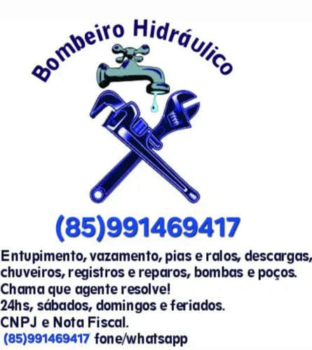 Bombeiro Hidráulico Encanador 24 Horas