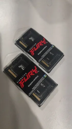 Memória RAM Para Notebook DDR4 32gb (2x16gb) 3200Mhz CL20 Kingston Fury Impact