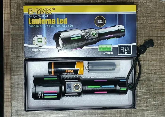 Lanterna b-max sabre de luz