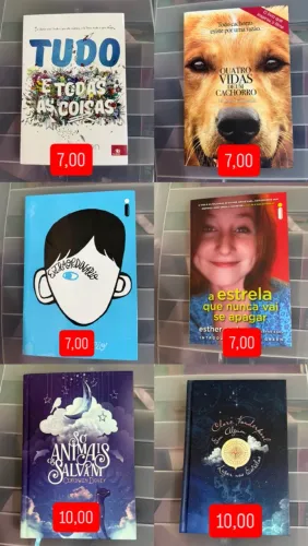 Livros tudo e todas as coisas, extraordinário, quatro vidas de um cachorro e outros