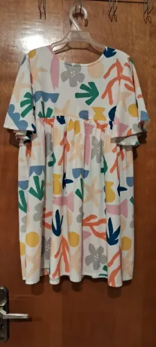 Vestido Hering Kids + Fábula tamanho 6 <br>$60