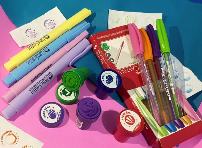Kit papelaria para professores