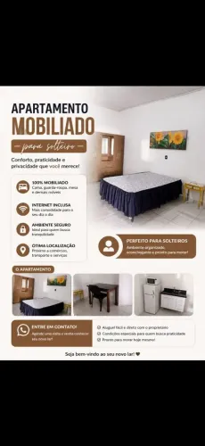 Alugo Quarto mobiliado. Contrato temporário *)