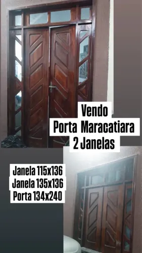 Porta e Janela de madeira