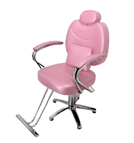 Cadeira de salão rosa