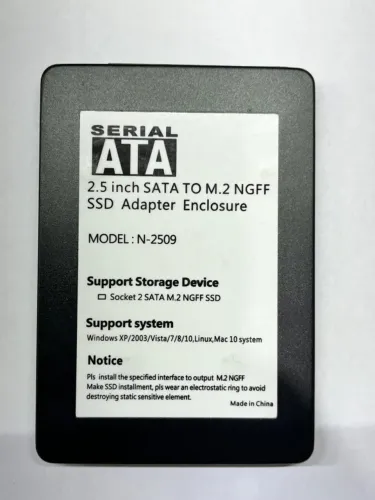 Adaptador de SSD M.2 SATA para SATA 2.5"