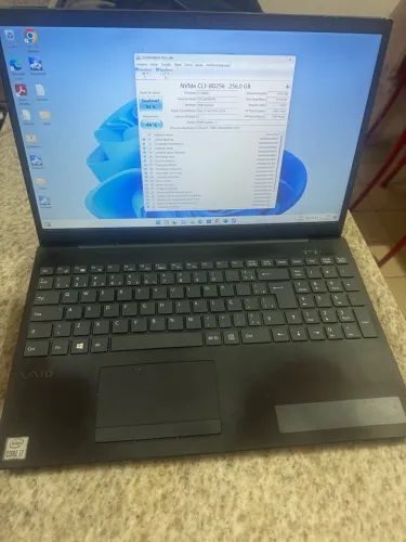 Vaio core i7 décima geração 8GB de memória SSD M2 e HD