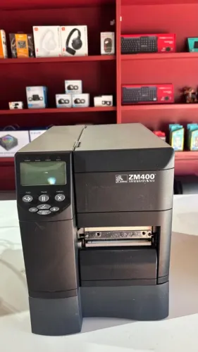 Impressora térmica industrial de etiquetas Zebra ZM400