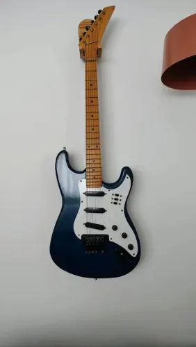 Guitarra Tonante Finder Antiga Vintage Original Azul Anos 90
