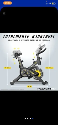 Bicicleta Ergométrica Spinning PodiumFit90