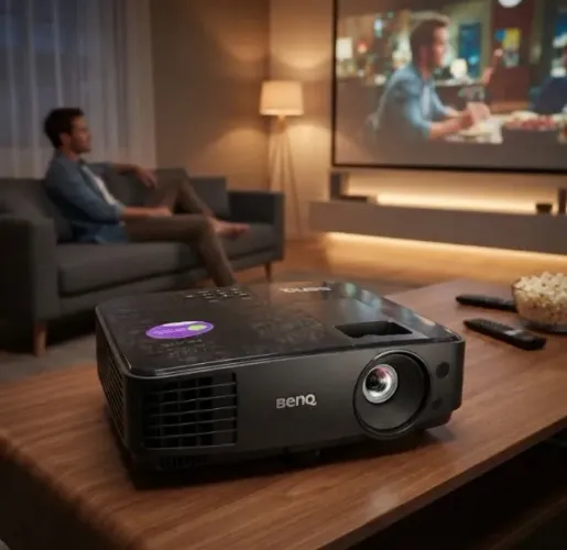 Projetor Benq Mx522p, 3200 Lúmens, Short Shot Xga Black (Usado)