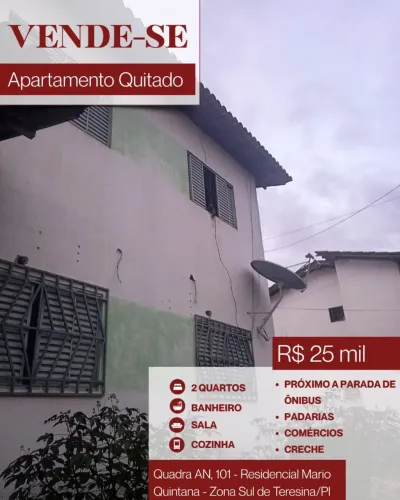 Apartamento quitado na zona Sul