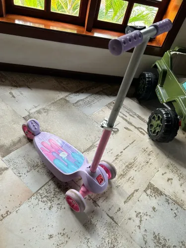 Patinete Bandeirante Rosa