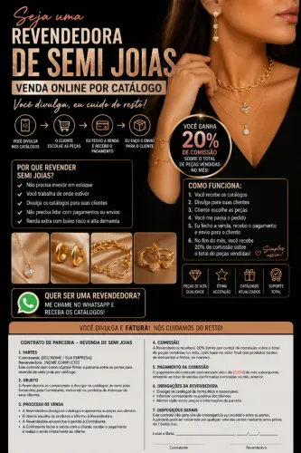 Revenda de Semi Joias - Ganhe Dinheiro com Baixo Investimento!