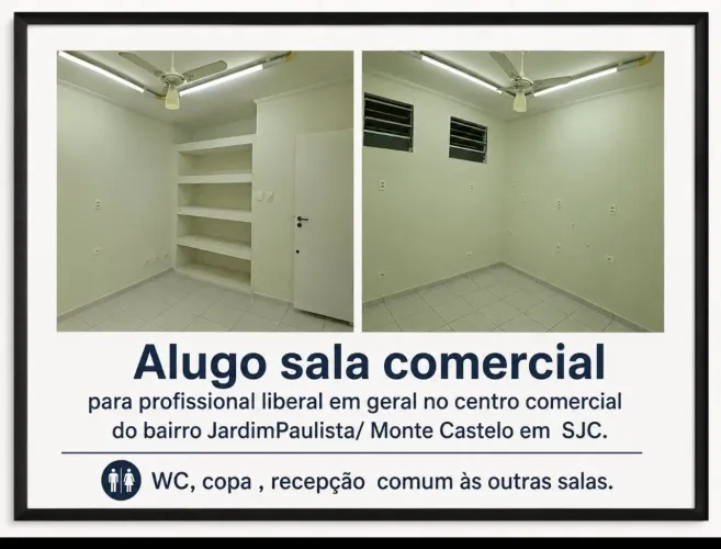 Alugo sala comercial para profissional liberal em.geral 