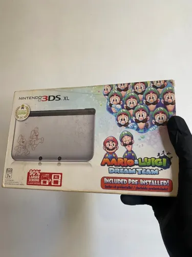 Nintendo 3DS XL Limited Edition Mario & Luigi + CIB + 64gb sd + R4 - Envio via OLX PAY