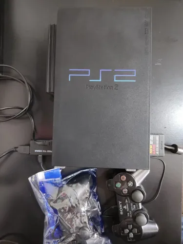 PS2 FAT + HD 1tb com 360 jogos