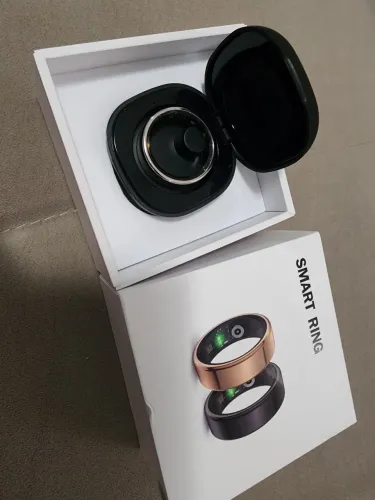 Anel Inteligente Smart Ring R2 (Prata / Tam 11) - Monitor de Saúde e Exercícios