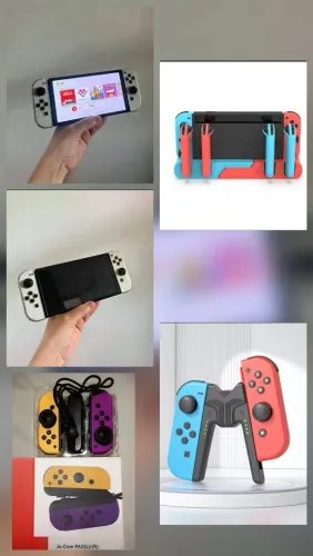 Nintendo Switch OLED Desbloqueado 128GB + Dois Controles e extras - Leia: