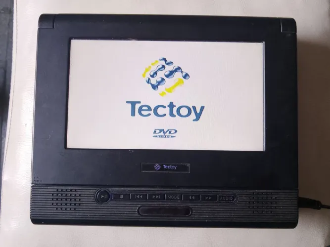 DVD Mobile Game Tectoy DVT-T6000 - DVD Portátil + Videogame Retrô (Testado 100% + Fonte)