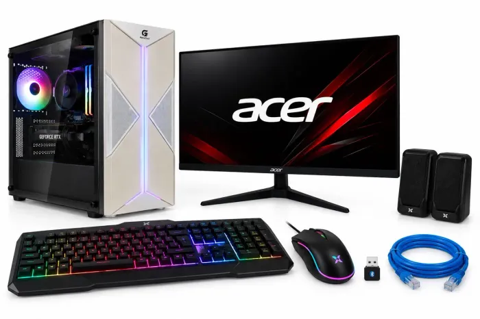PC Gamer Ryzen 5 5600G + RTX 3060 12GB + 16GB RAM + SSD 1TB + Monitor Acer Full HD 100Hz<br>