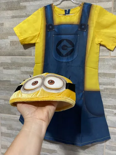 Fantasia infantil dos Minions tamanho 7/8