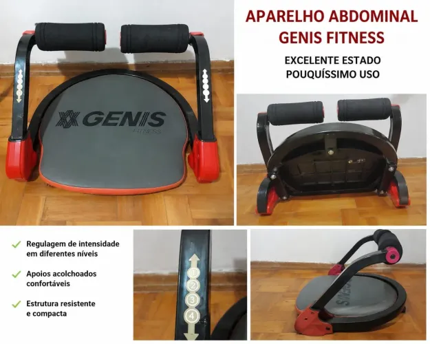 Aparelho Abdominal Genis Fitness | Excelente Estado | Pouquíssimo Uso