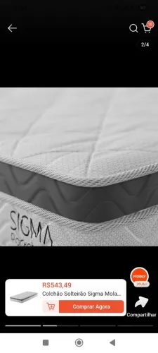 Colchão Solteirão Super novo