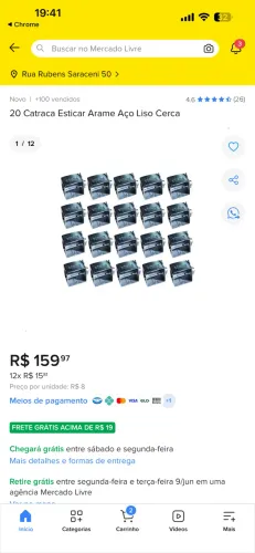 Catraca esticadora para arame 