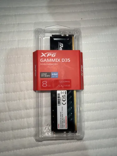 Memoria RAM ddr4 Adata 3200Mhs 8gb Gammix D35 preta (lacrado)