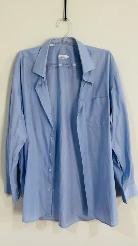 Camisa Brooksfield 47 azul super nova
