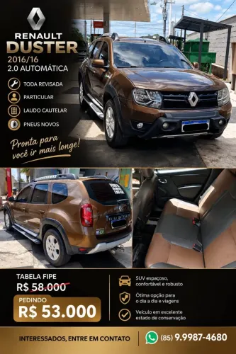 Renault Duster Dynamique 2.0 Hi-flex 16V Aut. 2016