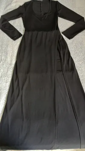 Desapego vestido preto longo p 30 reais