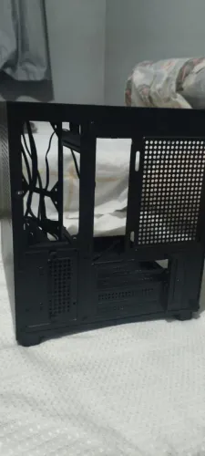 Gabinete Gamer Acegeek Tide | Mid-Tower | Lateral de Vidro | Preto, AG-TIDE-BK