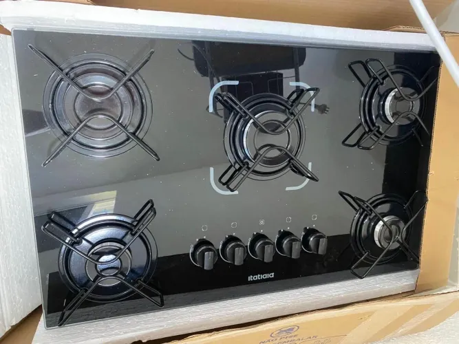 Fogão Cooktop Itatiaia Essencial Tripla Chama 5 Bocas Novo na Caixa   