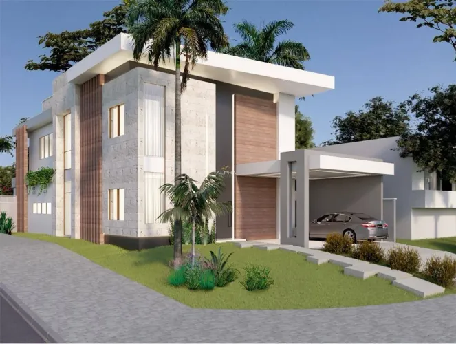 Casa em Condomínio para Venda em Eusébio, Cidade Alpha, 4 dormitórios, 4 suítes, 6 banheir