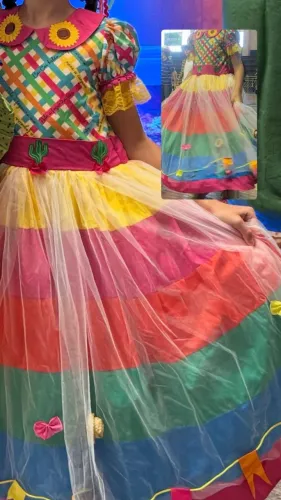 Vestido de festa Junina