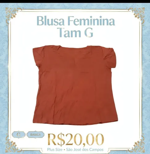 Blusa G nova