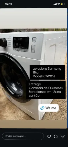 Lavadora Samsung 11kg